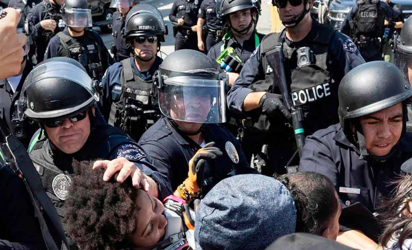 Protestas en Los Ángeles, EE.UU.