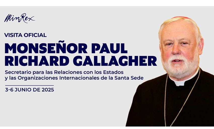 monseñor Paul Richard Gallagher, visita a Cuba