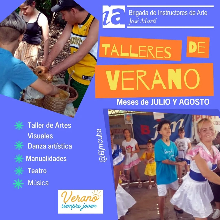 Infografía, actividades de verano, Holguín