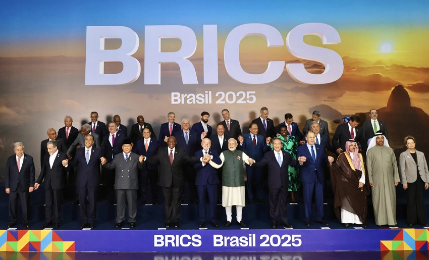 Mandatarios, Cumbre BRICS en Brasil