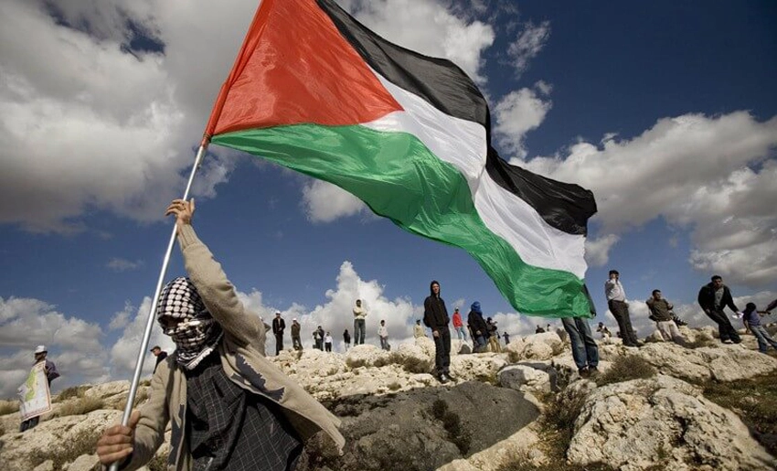 Bandera de Palestina, resistencia a agresión israelí