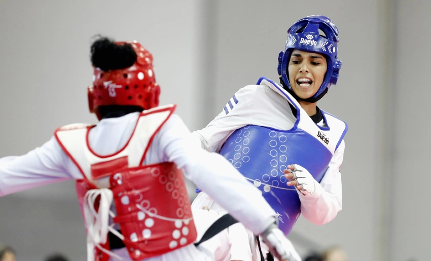 taekwondista Elianet Crespo, Asunción 2025