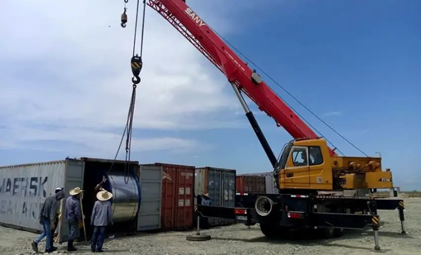 construcción del parque fotovoltaico Serones tres, en el municipio de Cueto,