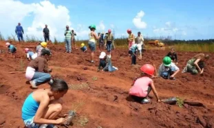 Integrantes del proyecto Ecoarte, Moa, Holguin