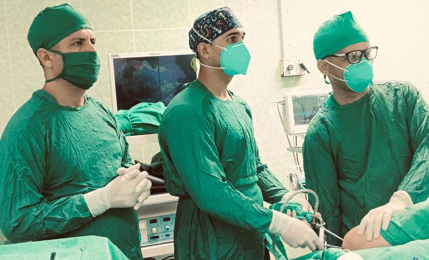 Artroscopía diagnóstica de rodilla en Pediátrico de Holguín