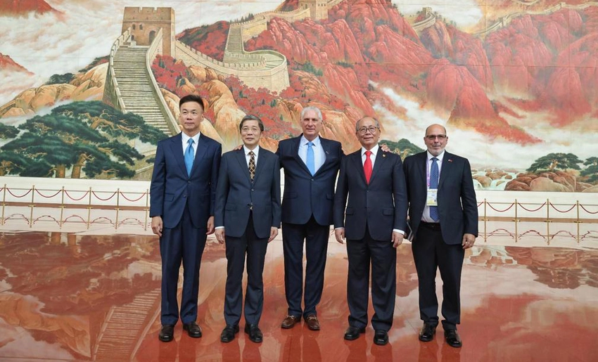 Presidente cuba en China