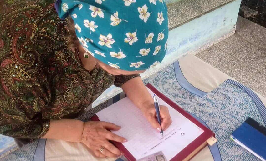 Firma en apoyo a Venezuela, Holguín