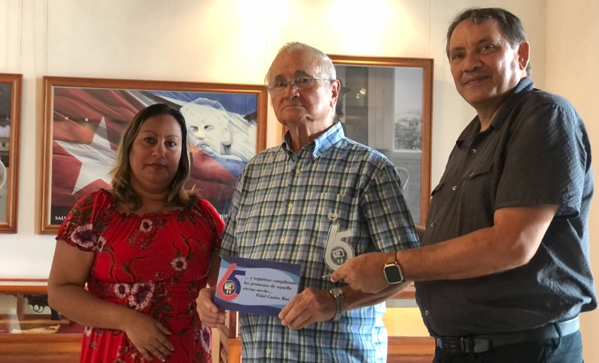 Reconocimiento a Ventura Carballido, CDR