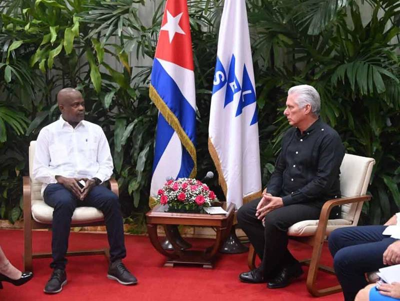 Sela, embajador, encuentro, presidente, Miguel Díaz-Canel, La Habana, Cuba