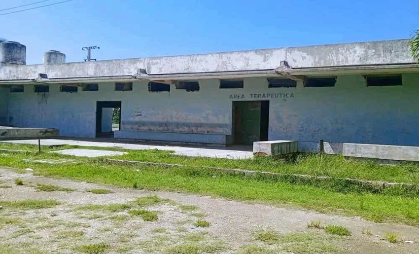 Area desvalijada en Ateneo de Holguín