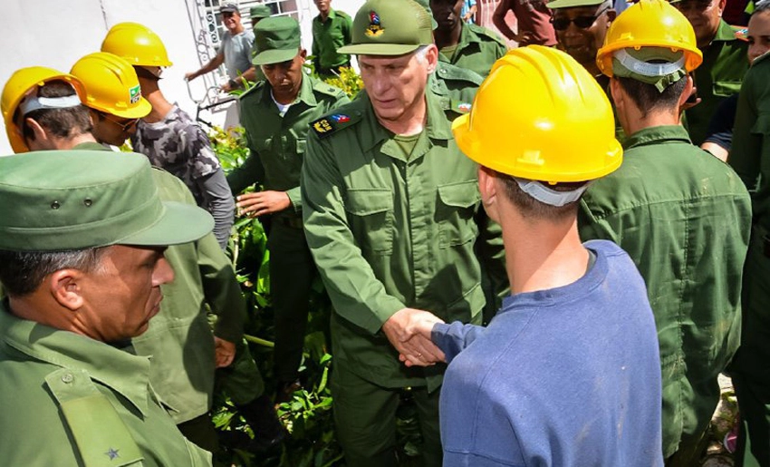 Presidente de Cuba en Holguín