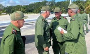 Díaz-Canel en Holguín tras paso de Melissa