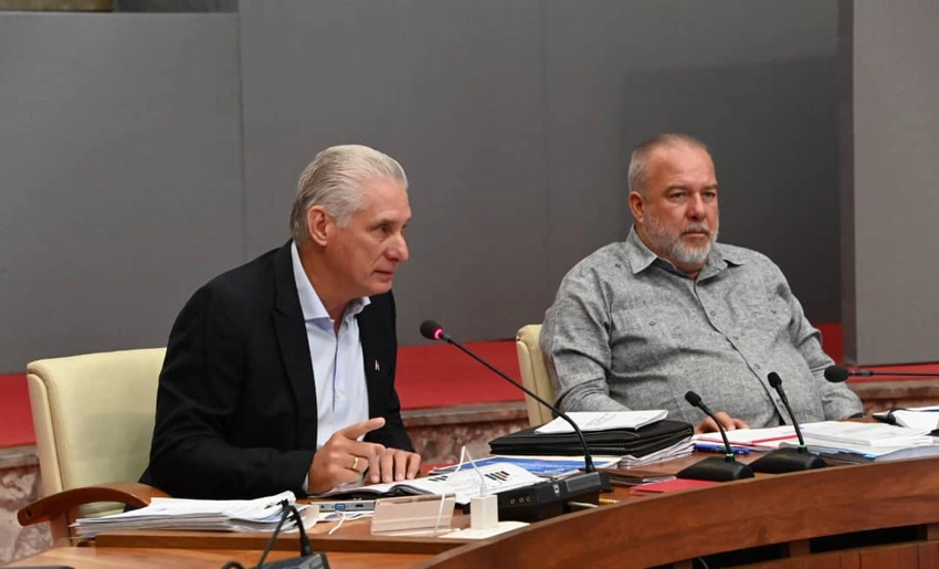 Díaz-Canel y Manuel Marrero, Consejo de Ministros