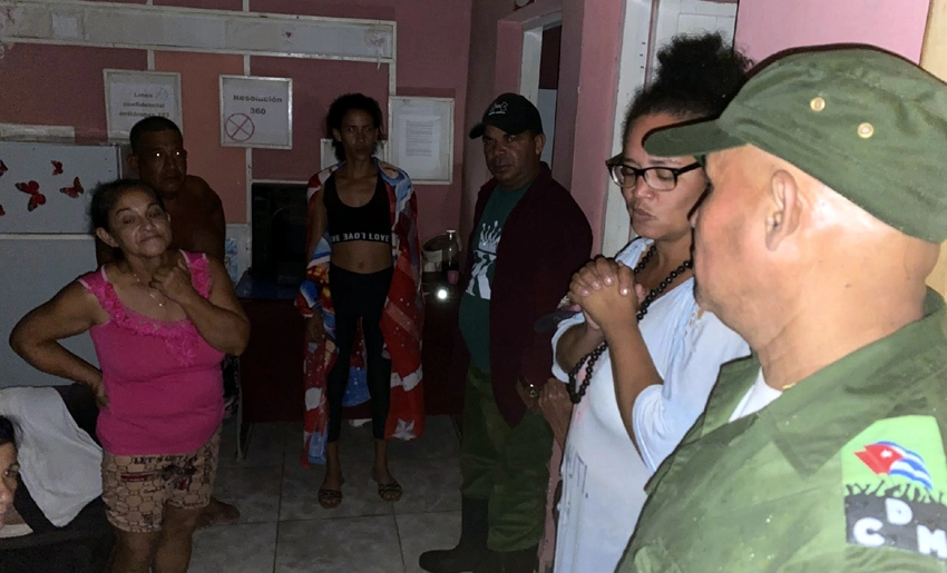 Evacuados en el municipio de Urbano Noris