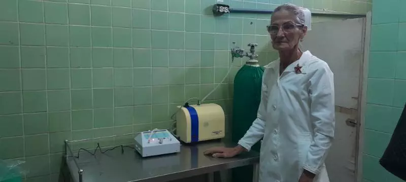 Hospital Lenin, recibe, donación, equipo, ozonoterapia