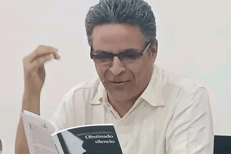 Obstinado silencio, nuevo libro, periodista, Reinaldo Cedeño