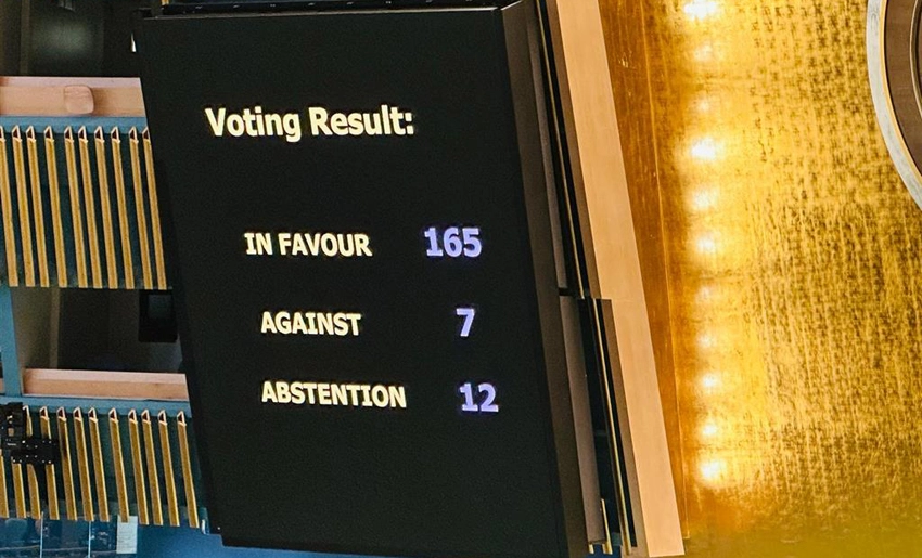 ONU, votación contra el bloqueo