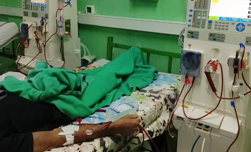 Servicio de Hemodiálisis en hospital Lenin de Holguín