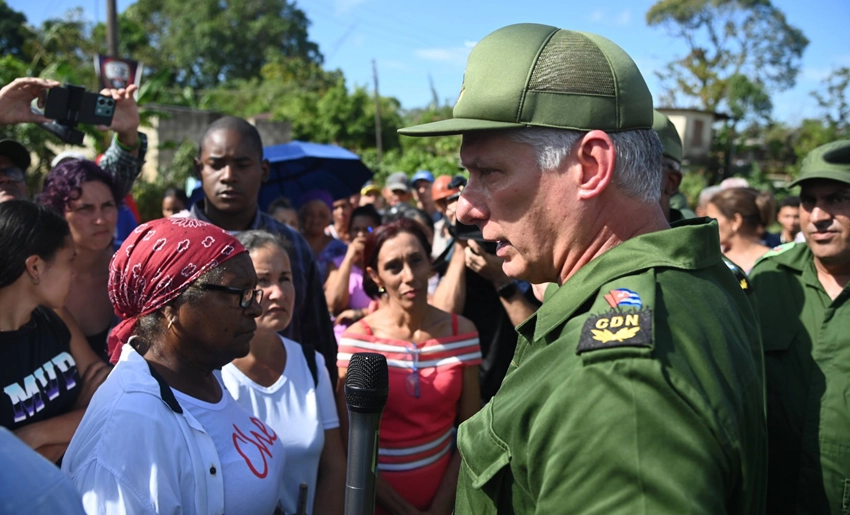 Díaz-Canel en Mayarí, Holguín