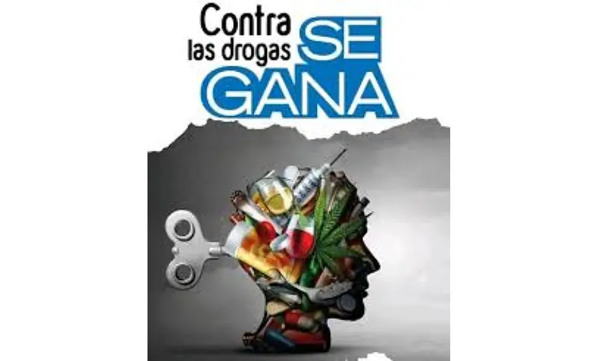 poster de la campaña Contra las drogas se gana