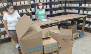 Donación al hospital Lucía en Holguín