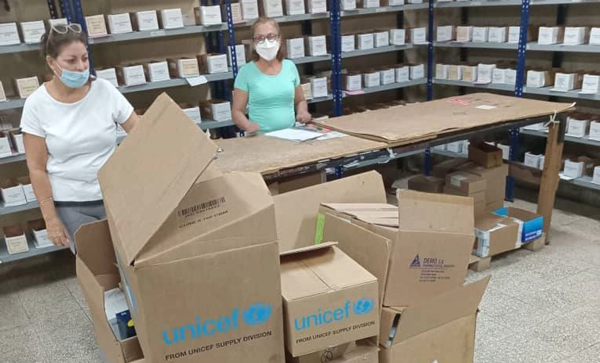 Donación al hospital Lucía en Holguín