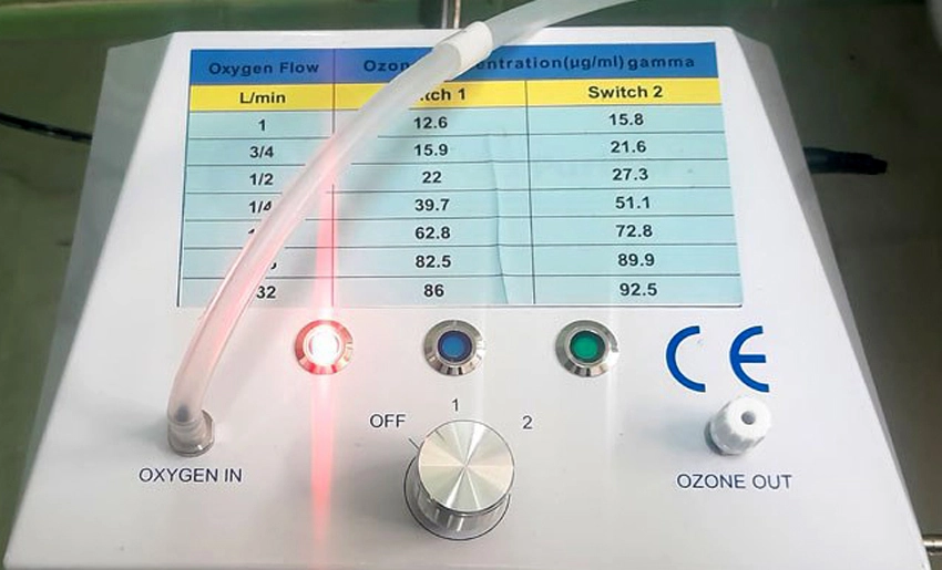 Equipo de ozonoterapia, donación