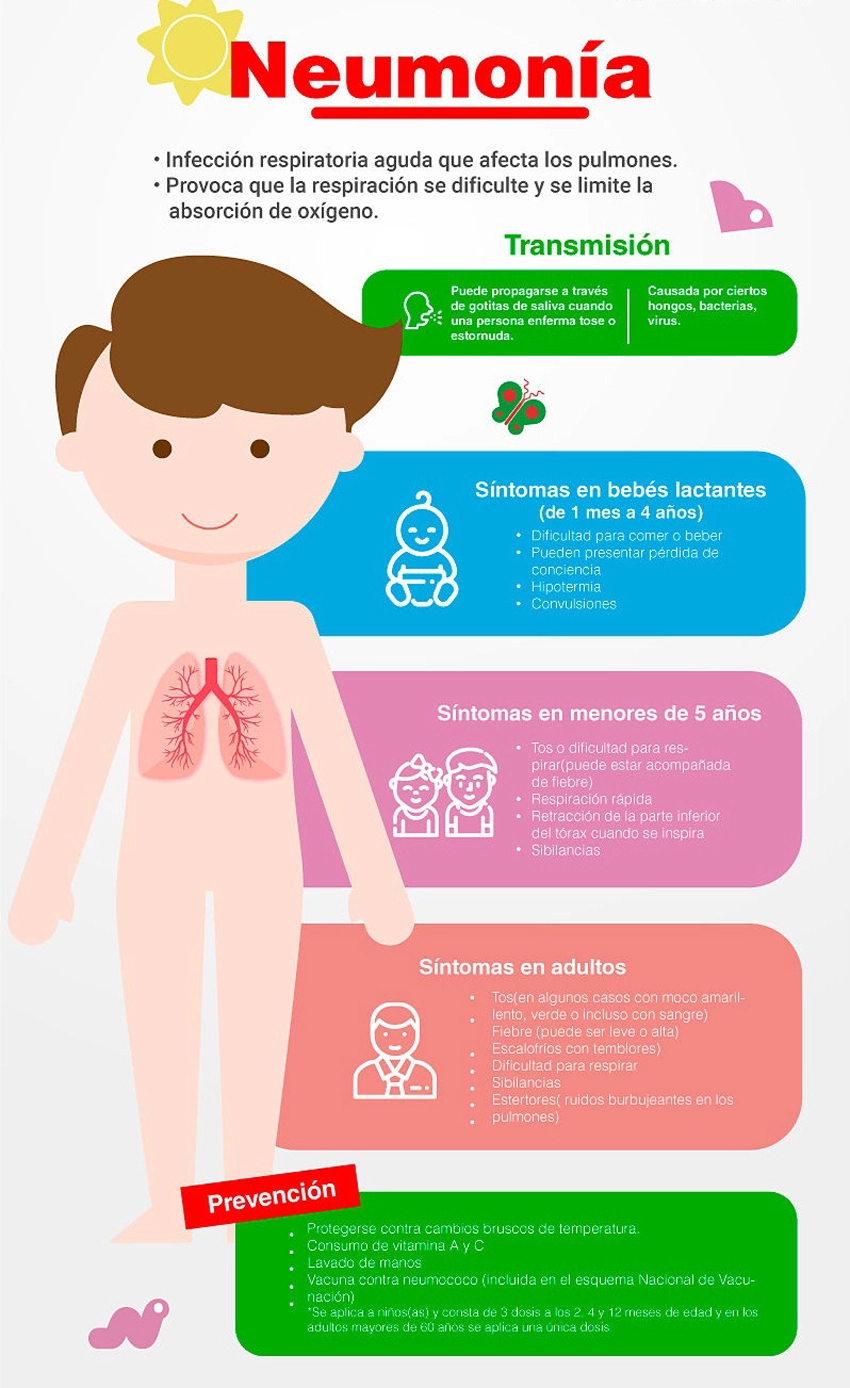 Neumonía, Infografía