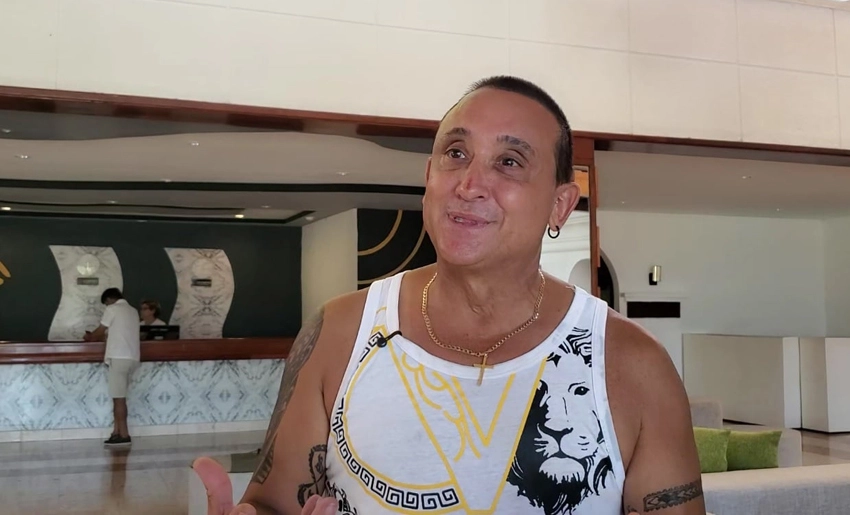 Turista italiano en Guardalavaca