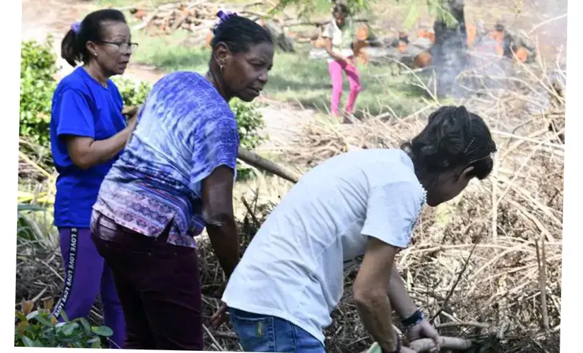 Estudiantes, profesores, personal no docente y especialistas de varios sectores en Santiago de Cuba