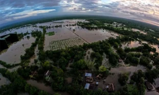 desvastación, Melissa, Holguín, vista aérea