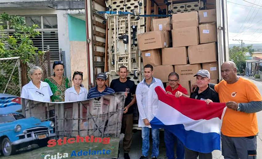 Donaciones de fundación neerlandesa Stichting Cuba Adelante a Holguín