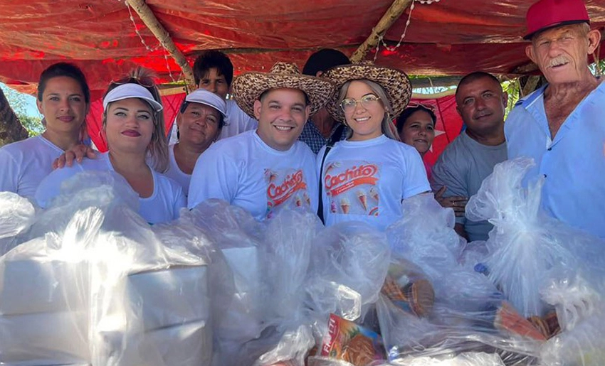 Donaciones de la mipyme Cachito S.R.L de Cacocum