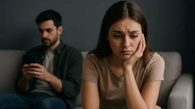 desconfianza, revisión, celular, pareja