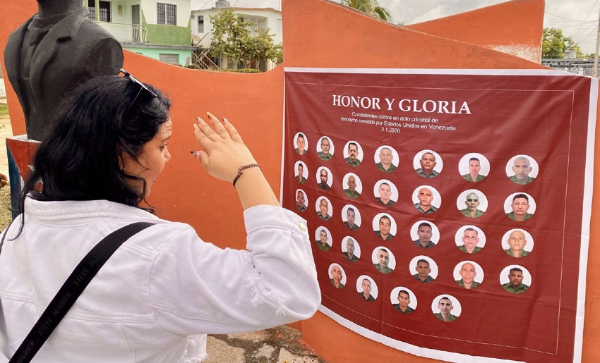 Homenaje desde Holguín a caídos en Venezuela
