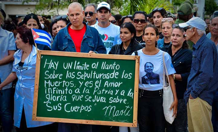Despedida a caídos en Venezuela