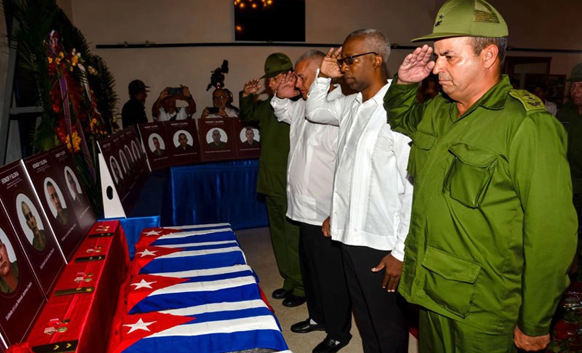 Tributo en Holguín a los caídos en Venezuela