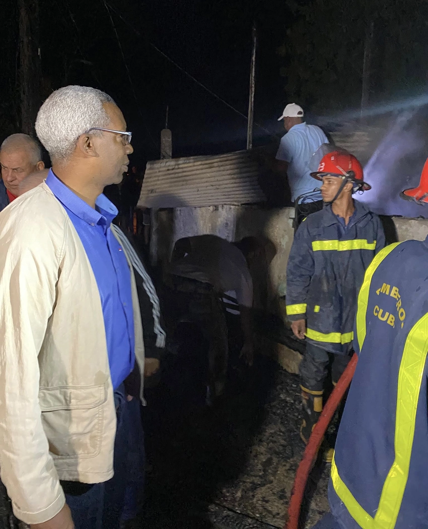 Inccendio en Urbano Noris, Holguín