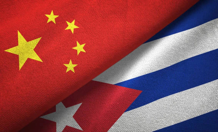 Banderas China, Cuba