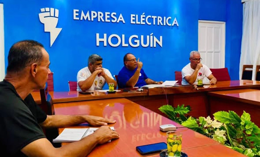 Conferencia de Prensa sobre situación energética en Holguín