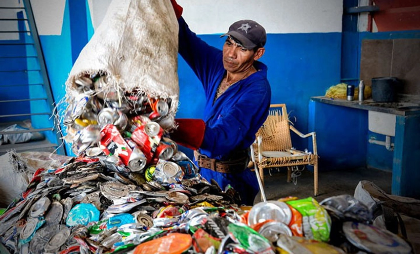 Reciclaje de residuos en Holguín