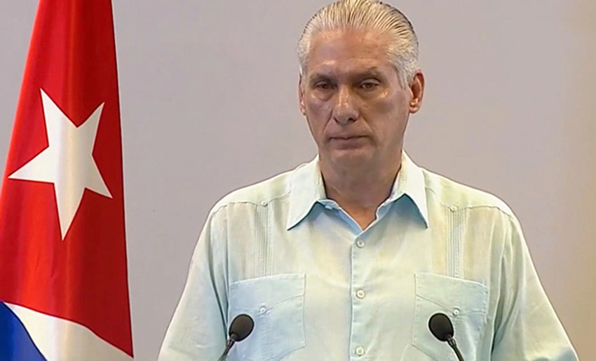 Presidente de Cuba en comparecencia