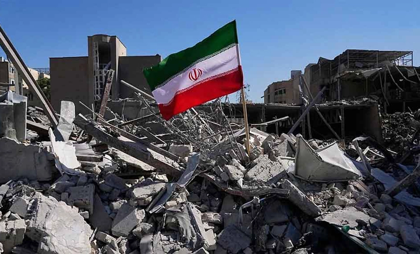 Guerra en Irán, escombros, destrucción