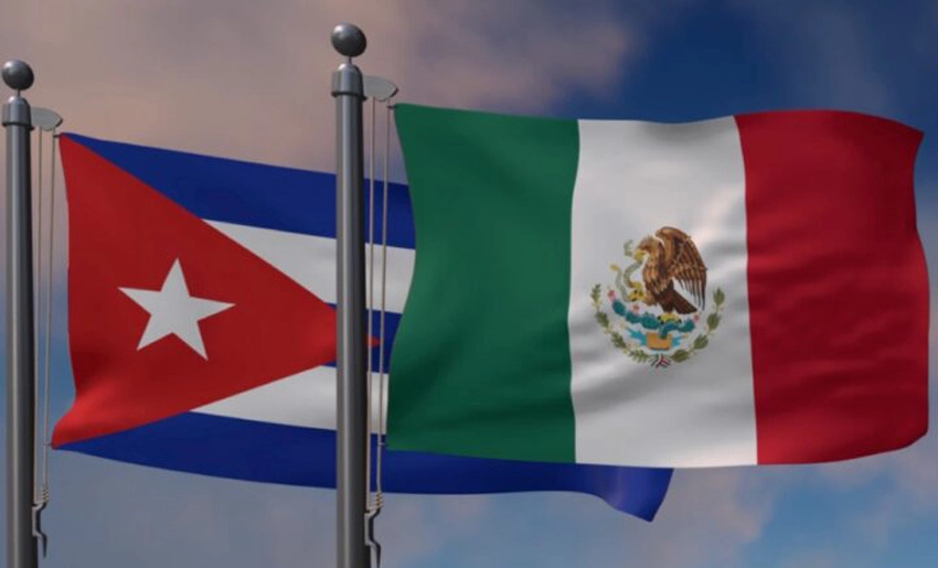 Banderas México Cuba