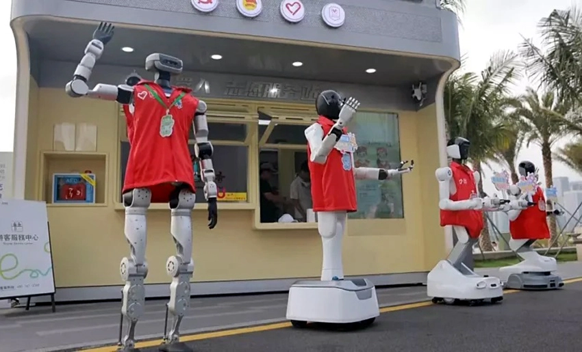 Robots en china Cina