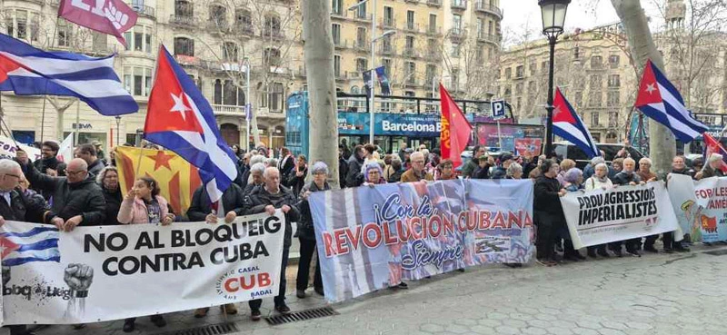 solidaridad, pueblo de Cataluña, Cuba, bloqueo energético