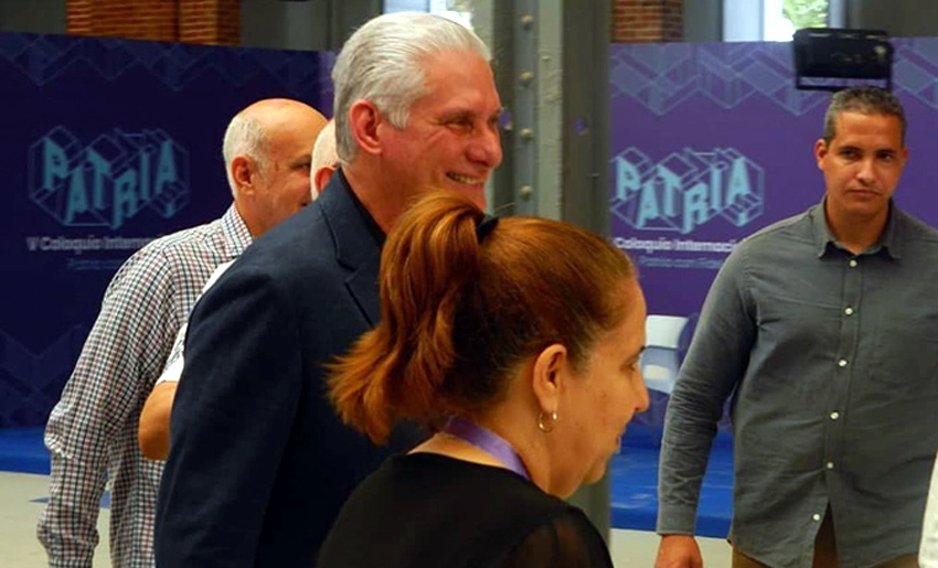 Miguel Díaz-Canel en Coloquio Patria