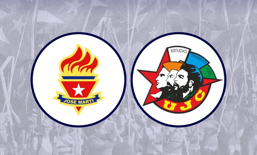 Logo UJC, OPJM, Cuba