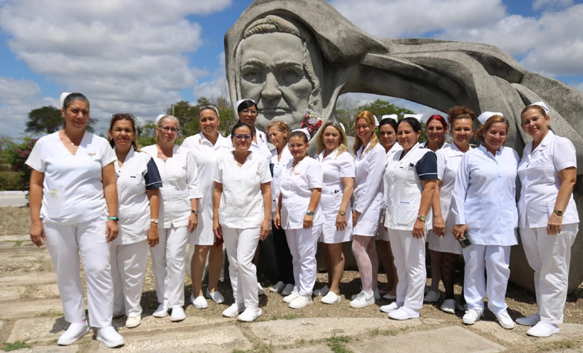 Enfemeras del Hospital Lucía en Holguín