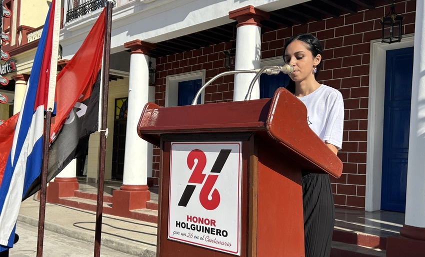 Holguineros apoyan a la Patria